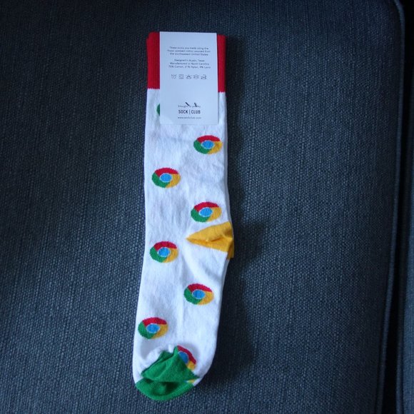 Google Chrome Enterprise Socks brought to you by Sock Club - Picture 2 of 3